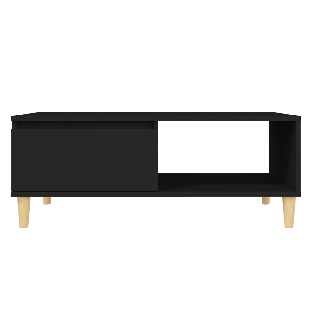 Sohvapöytä musta 90x60x35 cm lastulevy - Sisustajankoti.fi