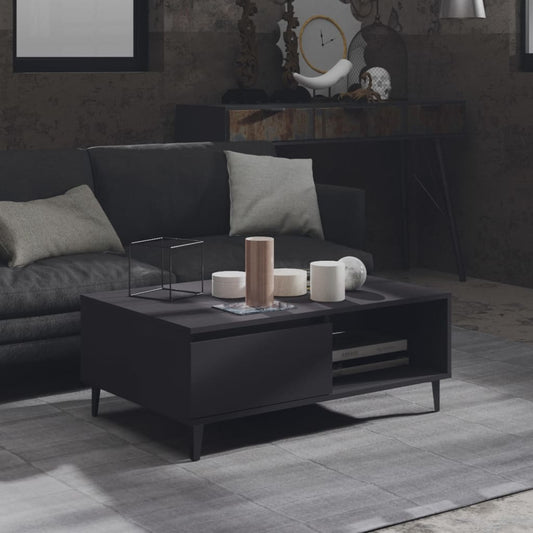 Sohvapöytä harmaa 90x60x35 cm lastulevy - Sisustajankoti.fi
