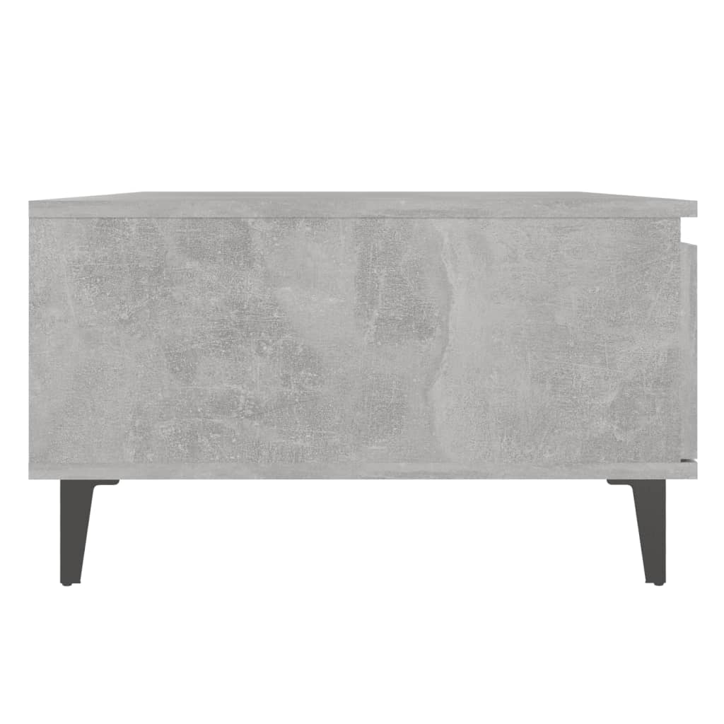 Sohvapöytä betoninharmaa 90x60x35 cm lastulevy - Sisustajankoti.fi