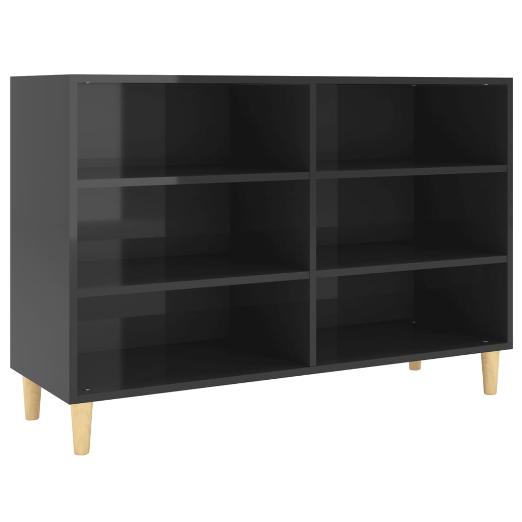 Senkki korkeakiilto musta 103,5x35x70 cm lastulevy - Sisustajankoti.fi