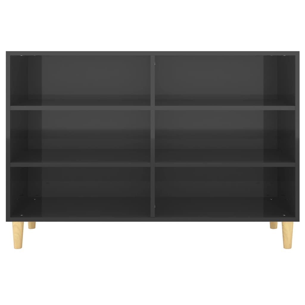 Senkki korkeakiilto musta 103,5x35x70 cm lastulevy - Sisustajankoti.fi