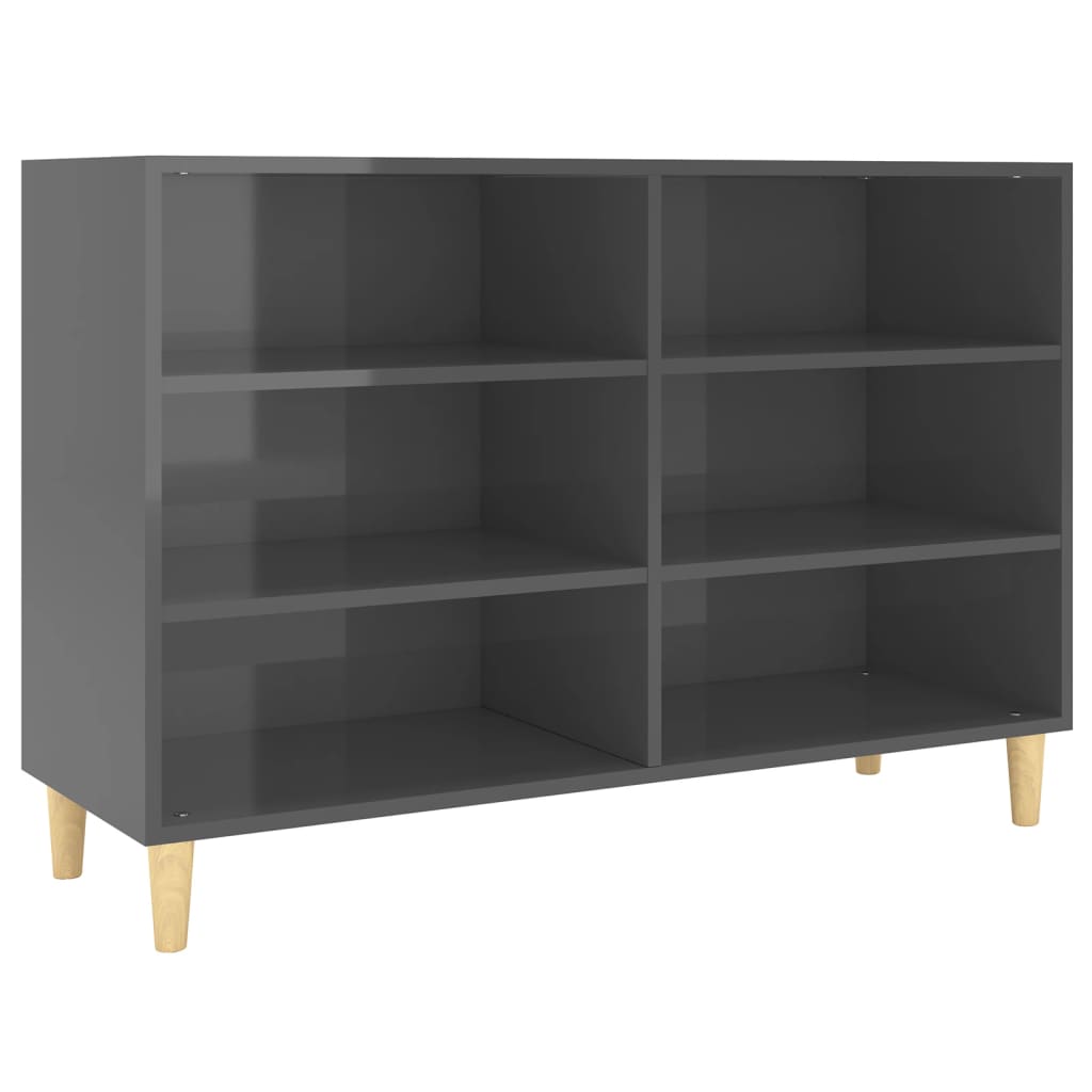 Senkki korkeakiilto harmaa 103,5x35x70 cm lastulevy - Sisustajankoti.fi