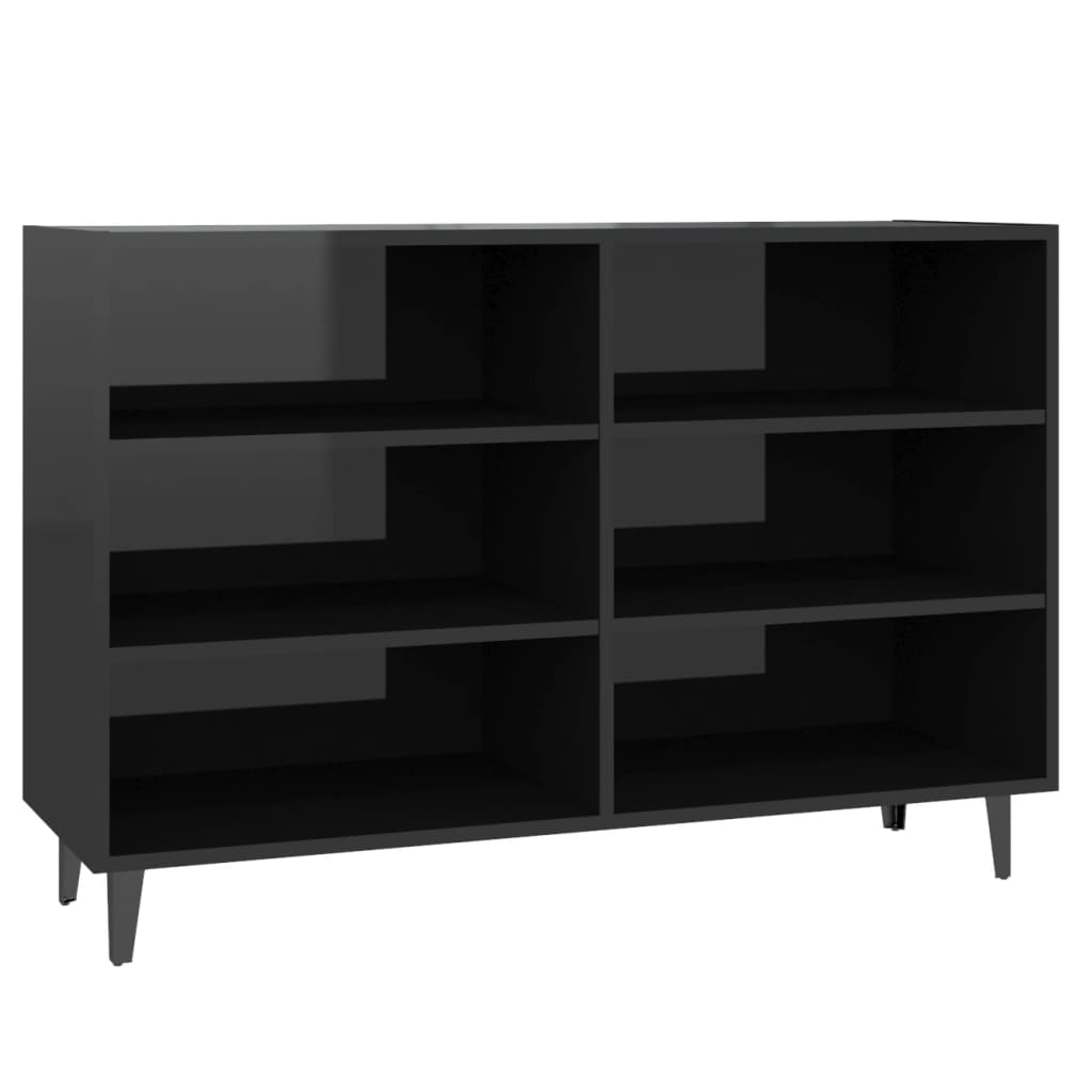 Senkki korkeakiilto musta 103,5x35x70 cm lastulevy - Sisustajankoti.fi