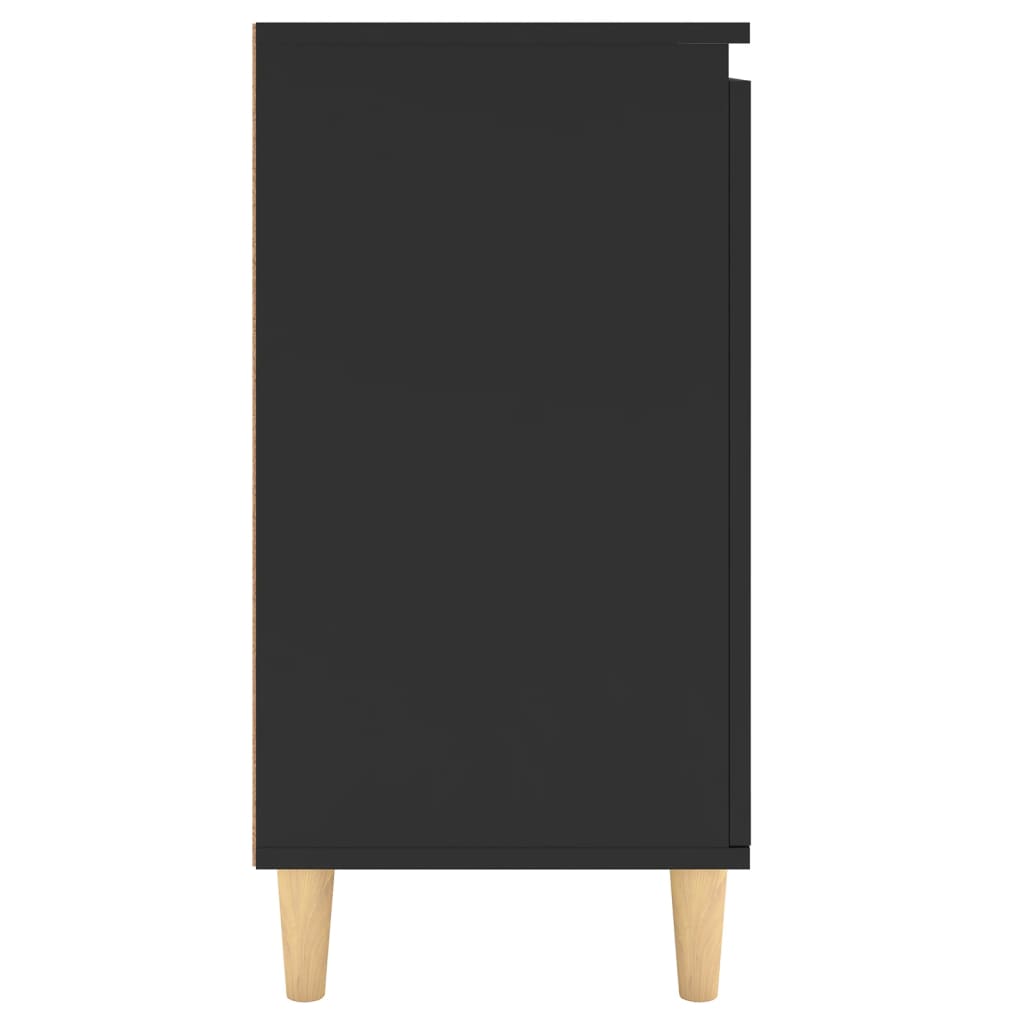 Senkki täyspuujalat musta 60x35x70cm lastulevy - Sisustajankoti.fi
