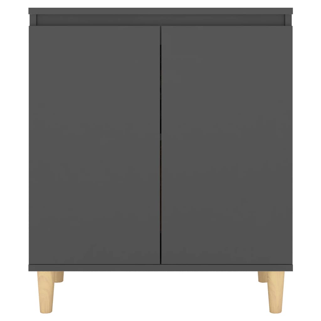 Senkki täyspuujaloilla harmaa 60x35x70cm lastulevy - Sisustajankoti.fi