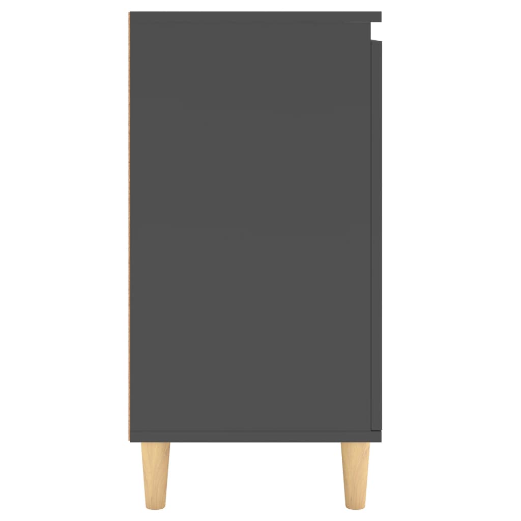 Senkki täyspuujaloilla harmaa 60x35x70cm lastulevy - Sisustajankoti.fi