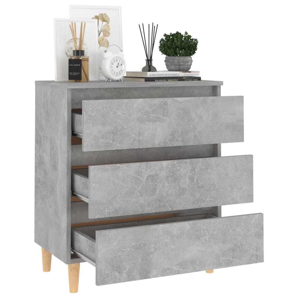 Senkki betoninharmaa 60x35x69 cm lastulevy - Sisustajankoti.fi