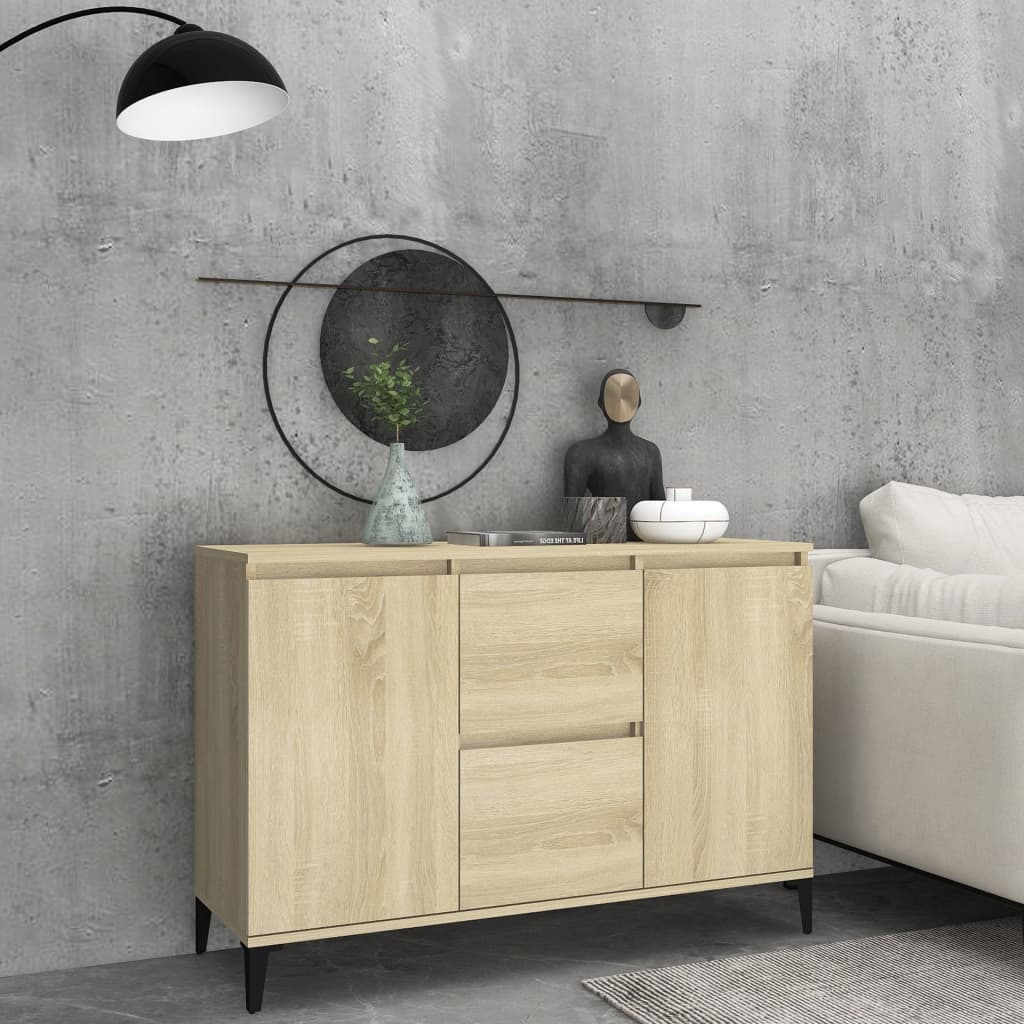Senkki Sonoma-tammi 104x35x70 cm lastulevy - Sisustajankoti.fi