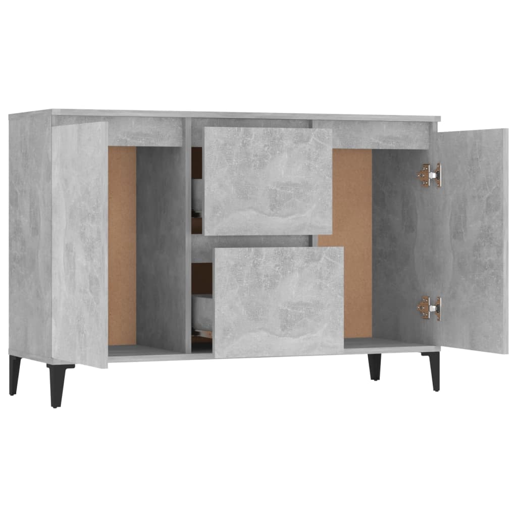 Senkki betoninharmaa 104x35x70 cm lastulevy - Sisustajankoti.fi