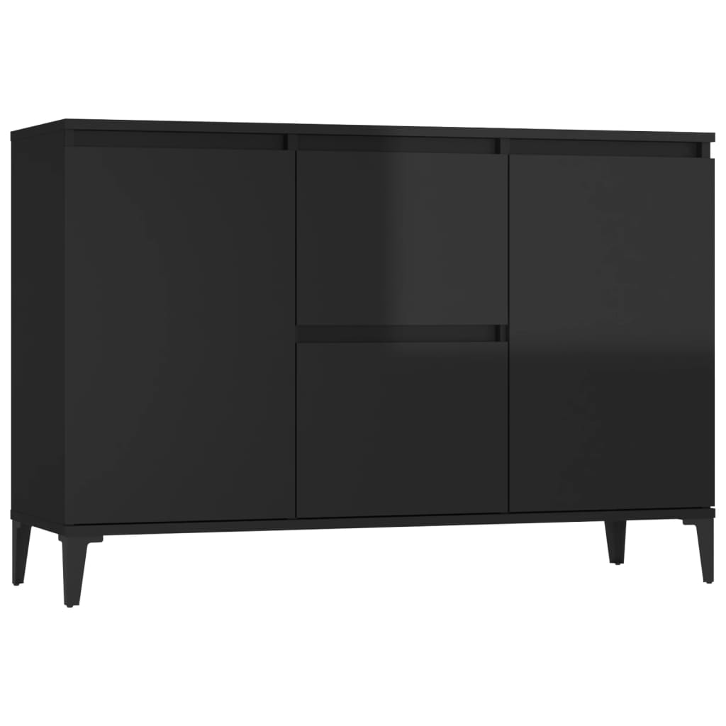 Senkki korkeakiilto musta 104x35x70 cm - Sisustajankoti.fi