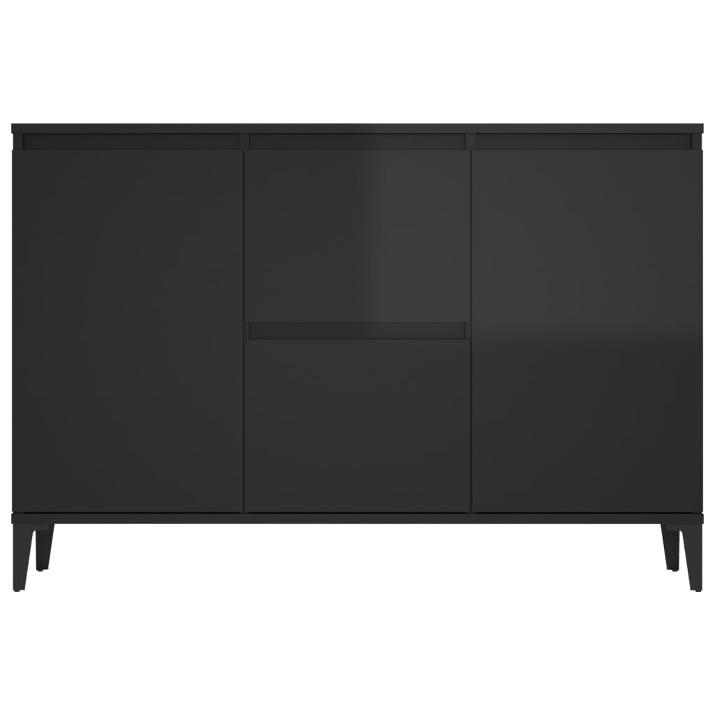 Senkki korkeakiilto musta 104x35x70 cm - Sisustajankoti.fi