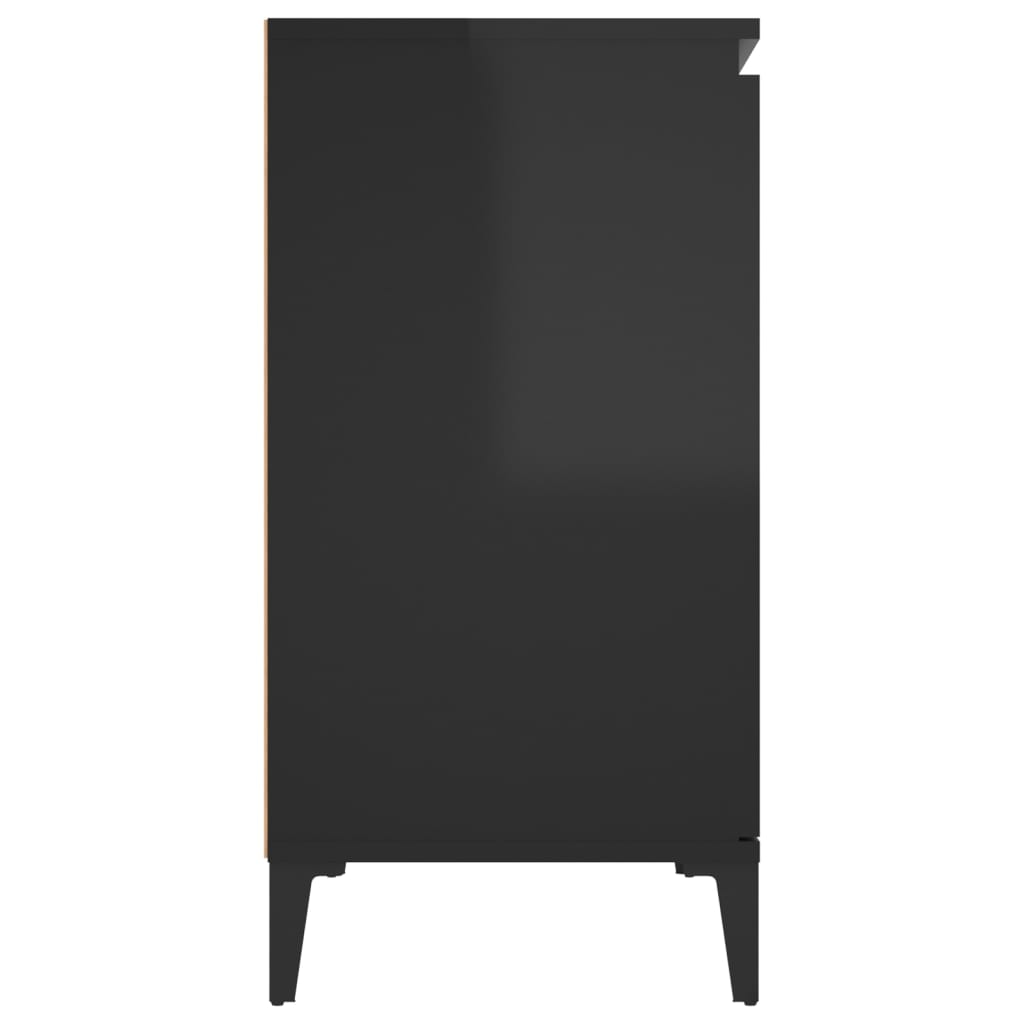 Senkki korkeakiilto musta 104x35x70 cm - Sisustajankoti.fi