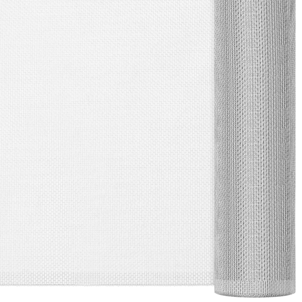 Verkkosuoja alumiini 112x500 cm hopea - Sisustajankoti.fi