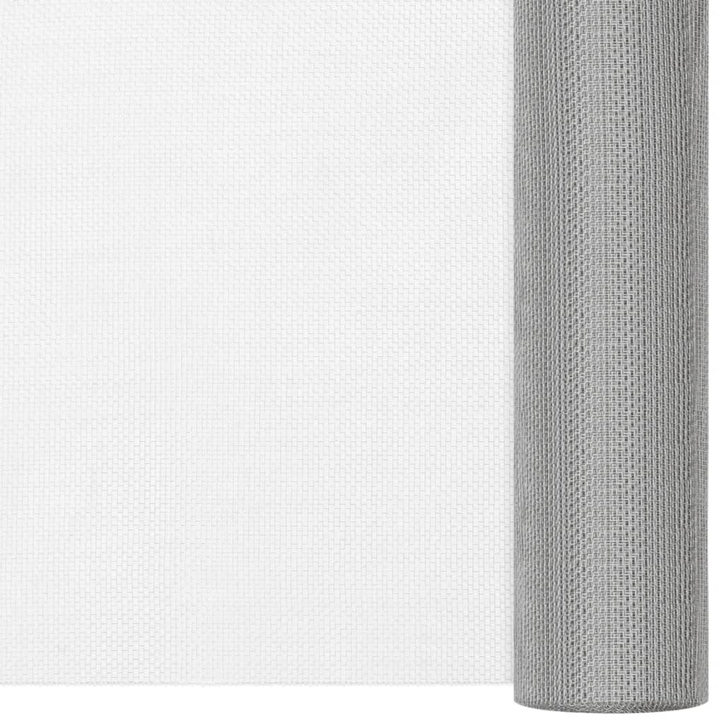 Verkkosuoja ruostumaton teräs 112x500 cm hopea - Sisustajankoti.fi