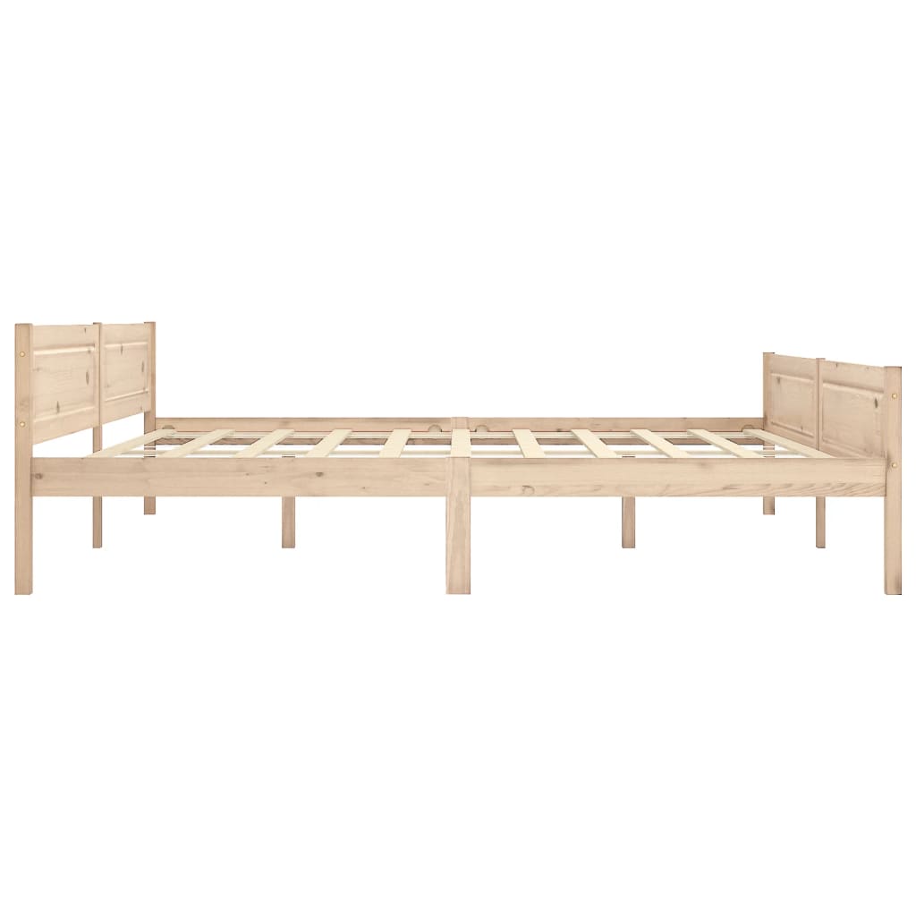 Sängynrunko täysi mänty 200x200 cm - Sisustajankoti.fi