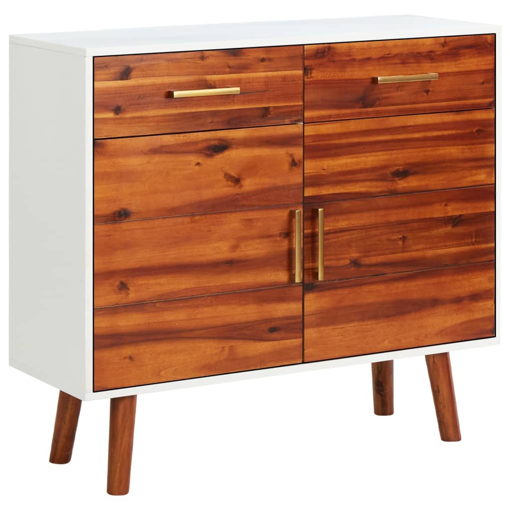 Senkki 90x33,5x83 cm täysi akaasiapuu ja MDF - Sisustajankoti.fi
