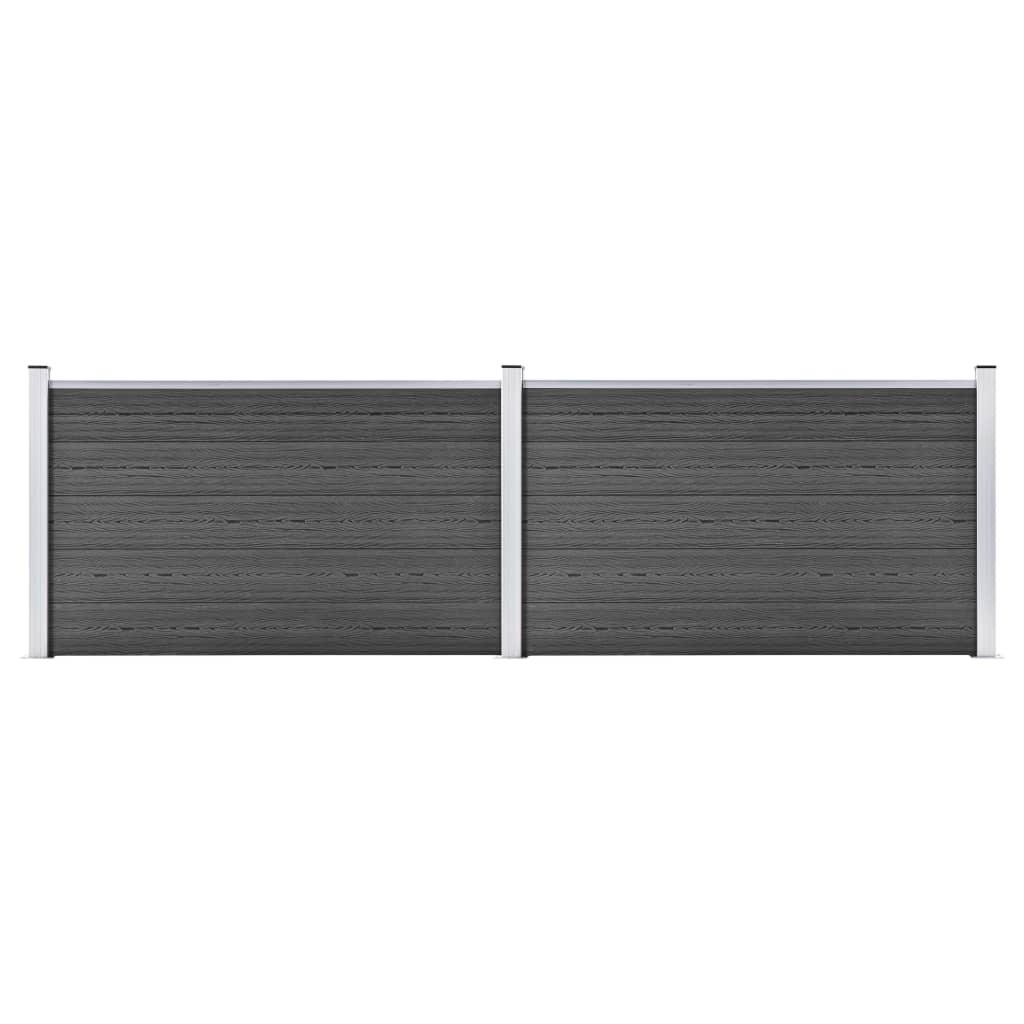 Aitapaneelisarja WPC 353x105 cm musta - Sisustajankoti.fi
