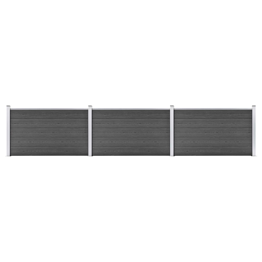 Aitapaneelisarja WPC 526x105 cm musta - Sisustajankoti.fi