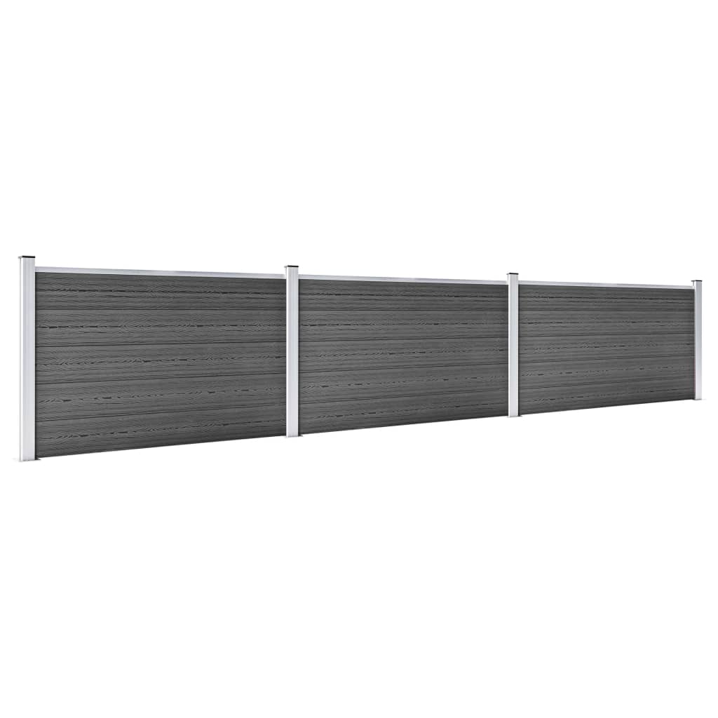 Aitapaneelisarja WPC 526x105 cm musta - Sisustajankoti.fi