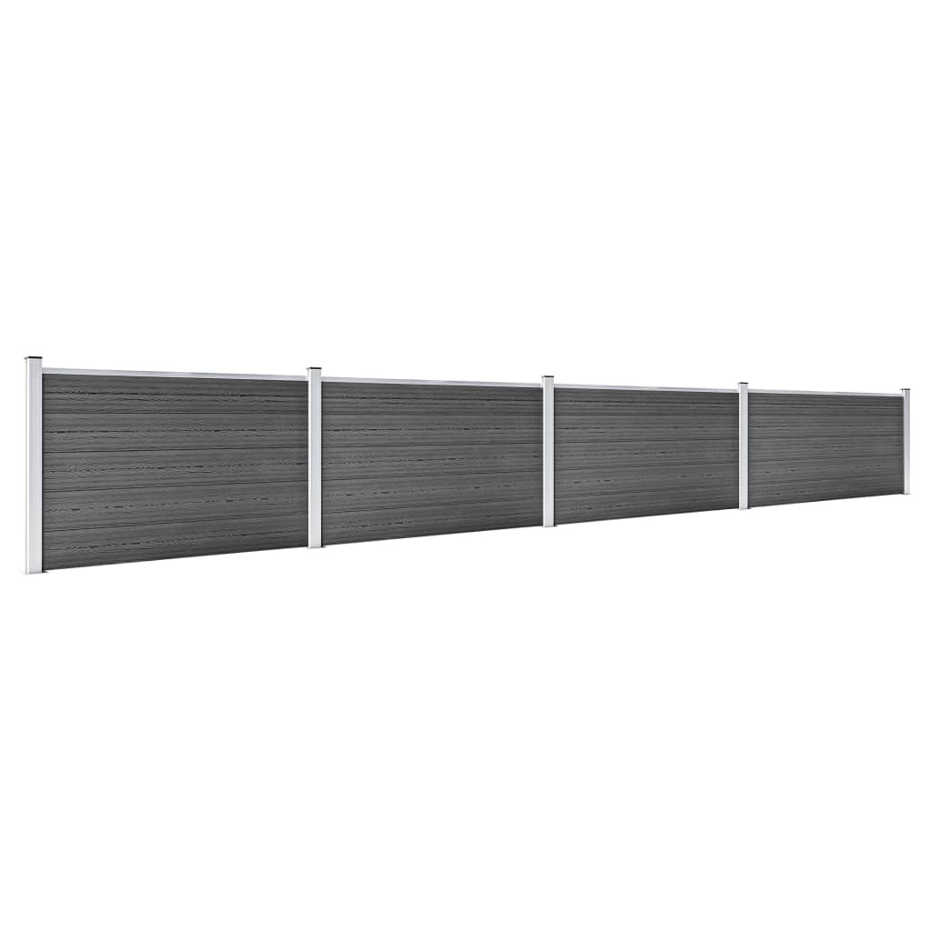 Aitapaneelisarja WPC 699x105 cm musta - Sisustajankoti.fi