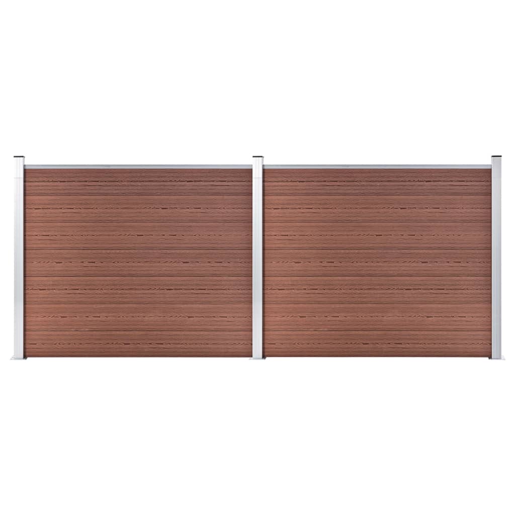 Aitapaneelisarja WPC 353x146 cm ruskea - Sisustajankoti.fi