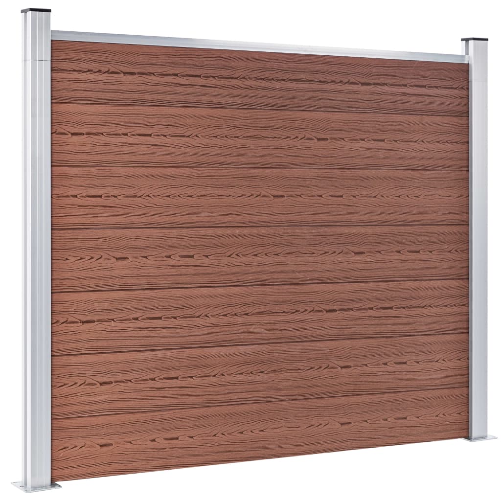 Aitapaneelisarja WPC 353x146 cm ruskea - Sisustajankoti.fi