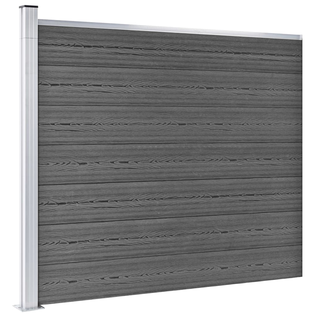 Aitapaneelisarja WPC 872x146 cm musta - Sisustajankoti.fi