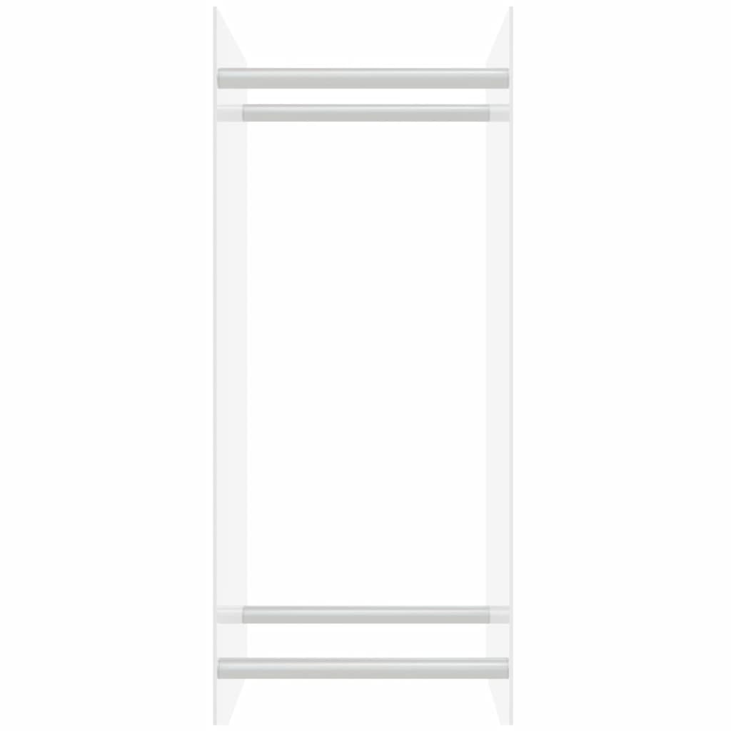 Polttopuuteline läpikuultava 40x35x100 cm karkaistu lasi - Sisustajankoti.fi