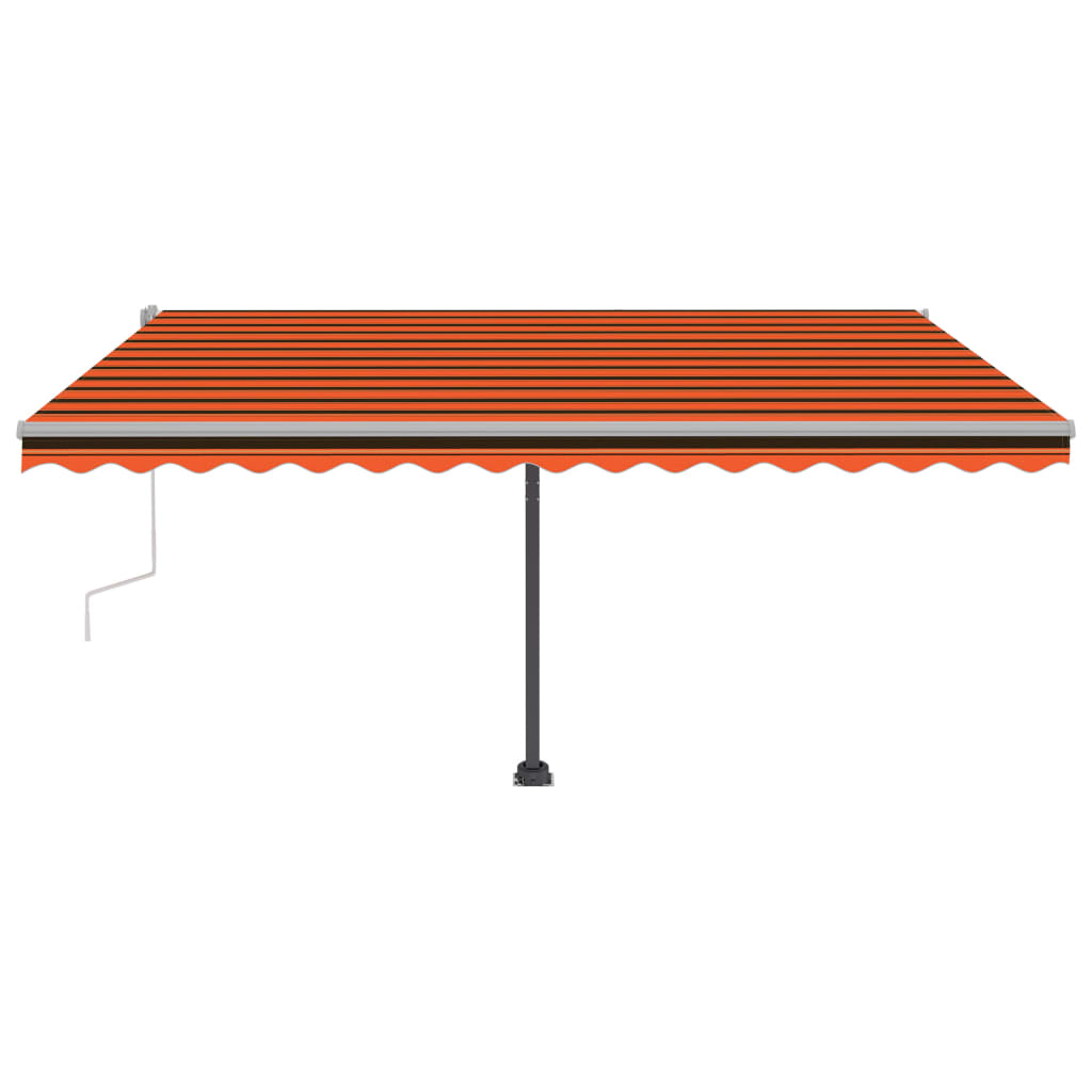 Vapaasti seisova sisäänkelattava markiisi 450x300cm orans.rusk. - Sisustajankoti.fi