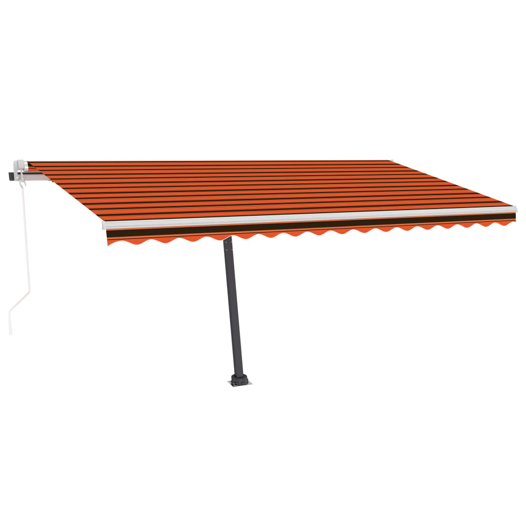 Vapaasti seisova sisäänkelattava markiisi 450x300cm orans.rusk. - Sisustajankoti.fi