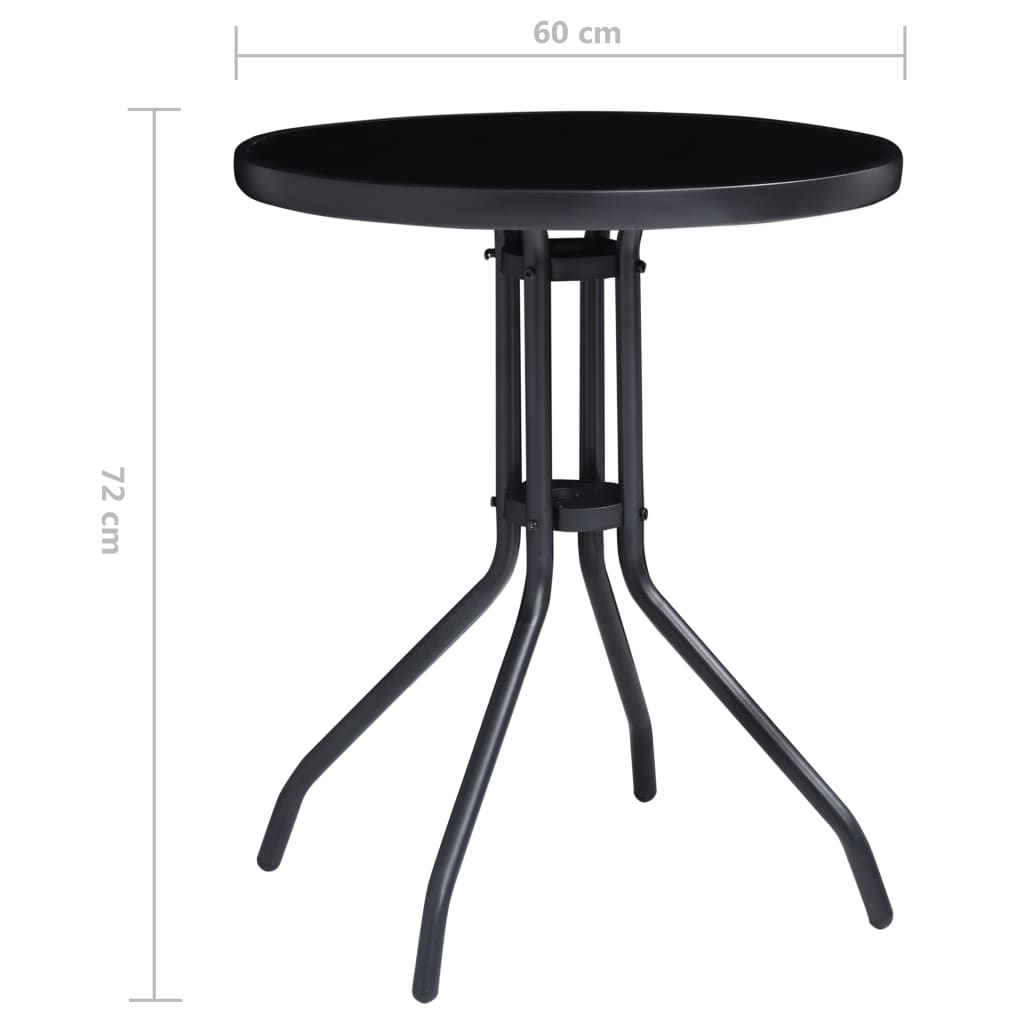 3-osainen Bistrosarja musta ja antrasiitti - Sisustajankoti.fi