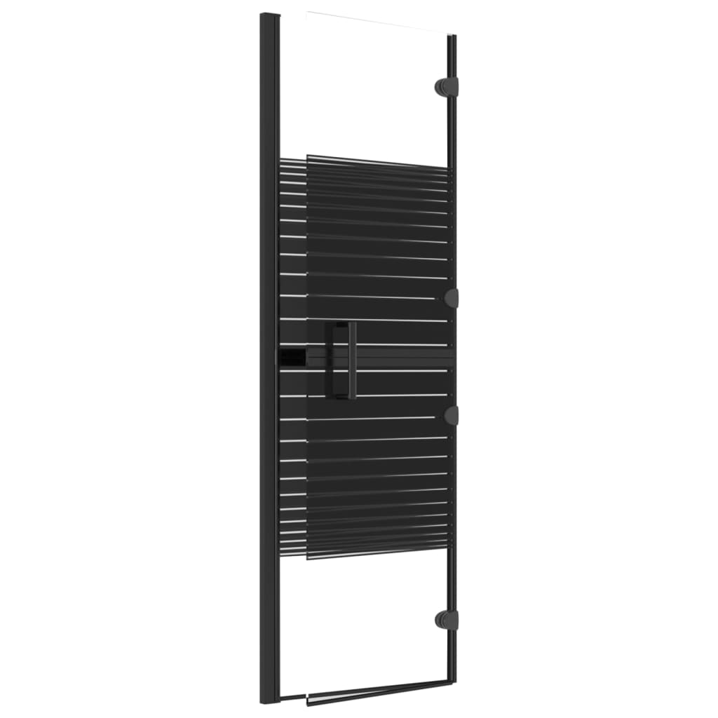 Taittuva suihkuseinä ESG 80x140 cm musta - Sisustajankoti.fi