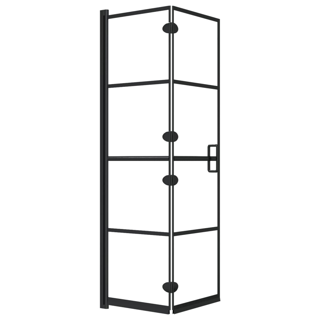 Taittuva suihkuseinä ESG 80x140 cm musta - Sisustajankoti.fi