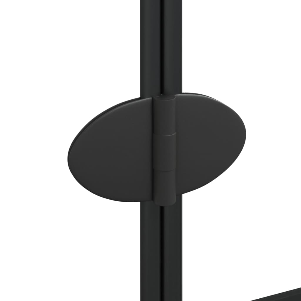 Taittuva suihkuseinä ESG 80x140 cm musta - Sisustajankoti.fi