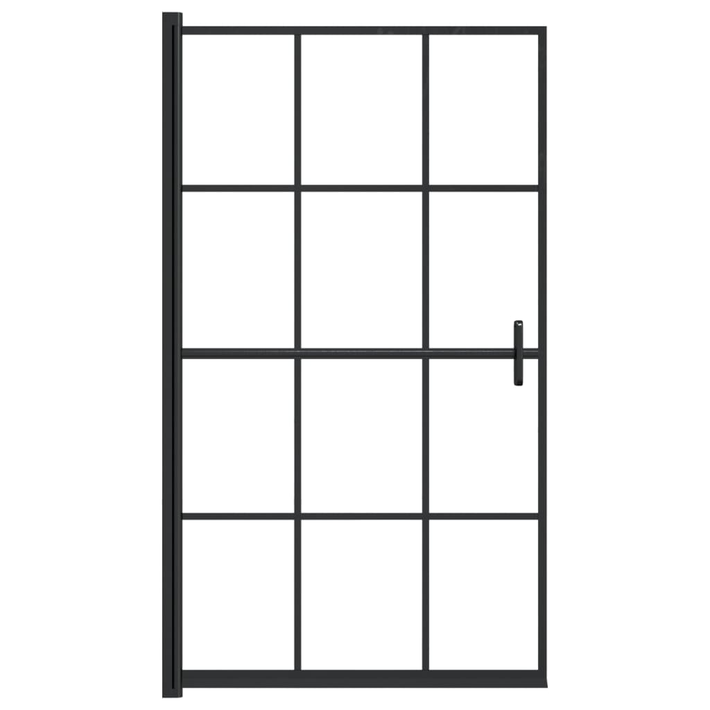 Suihkuseinä ESG 80x140 cm musta - Sisustajankoti.fi