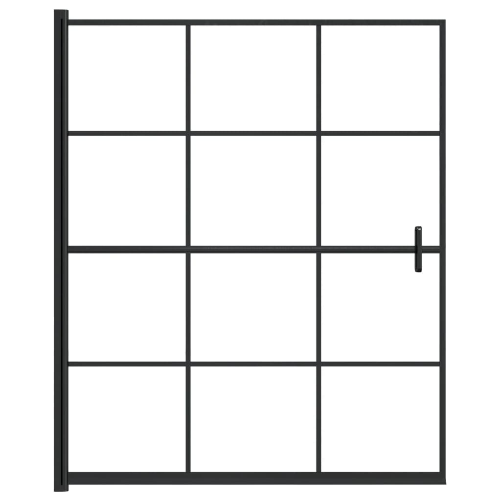 Suihkuseinä ESG 116x140 cm musta - Sisustajankoti.fi