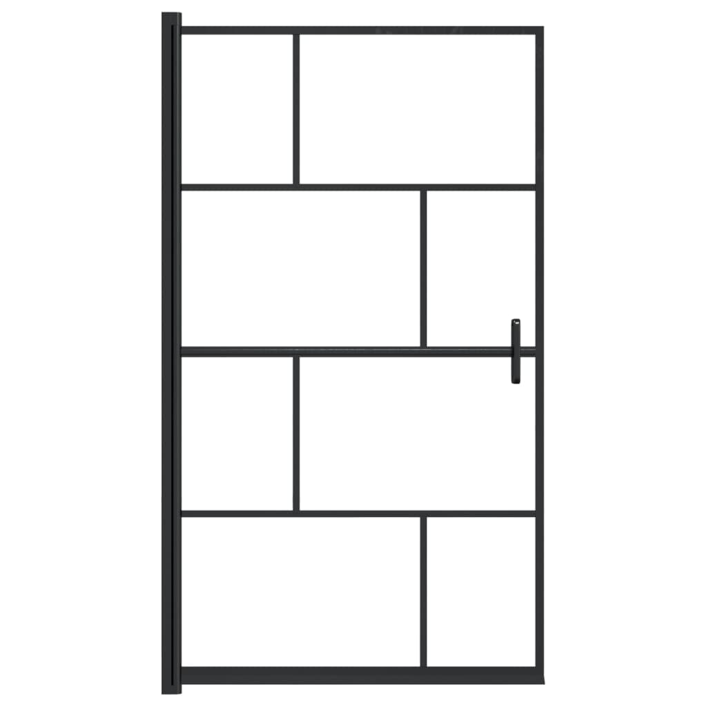 Suihkuseinä ESG 80x140 cm musta - Sisustajankoti.fi