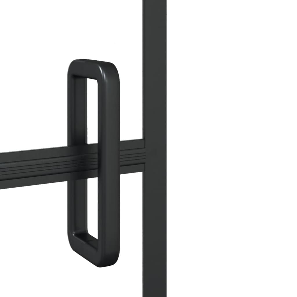 Suihkuseinä ESG 80x140 cm musta - Sisustajankoti.fi