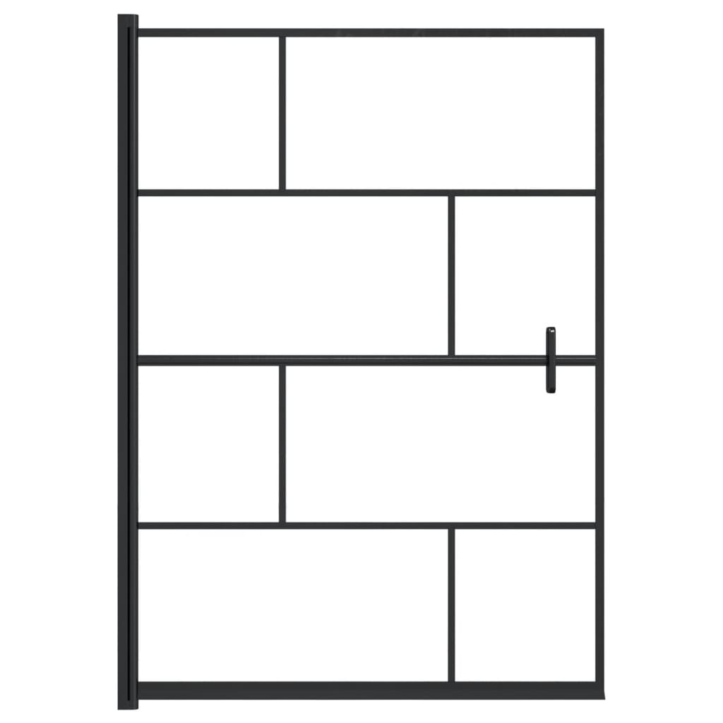 Suihkuseinä ESG 100x140 cm musta - Sisustajankoti.fi