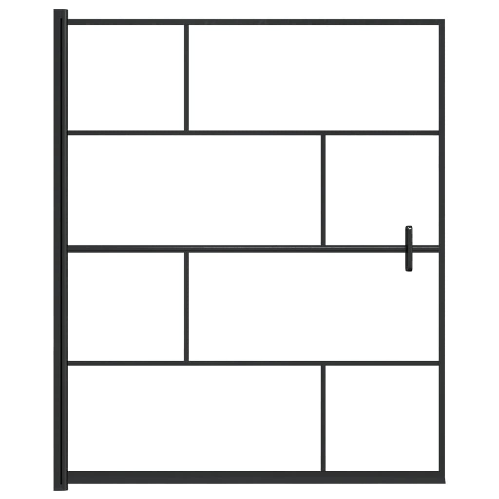 Suihkuseinä ESG 116x140 cm musta - Sisustajankoti.fi