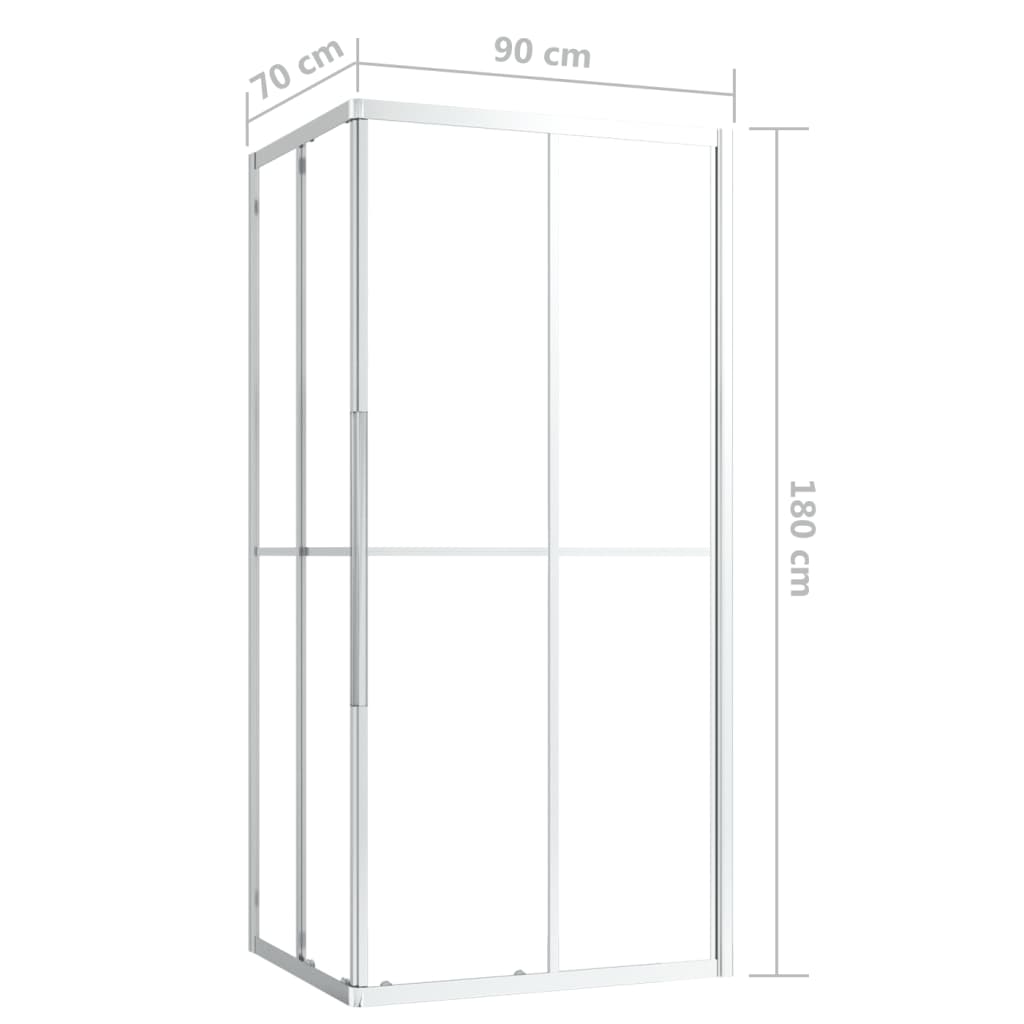Suihkukaappi ESG 90x70x180 cm - Sisustajankoti.fi