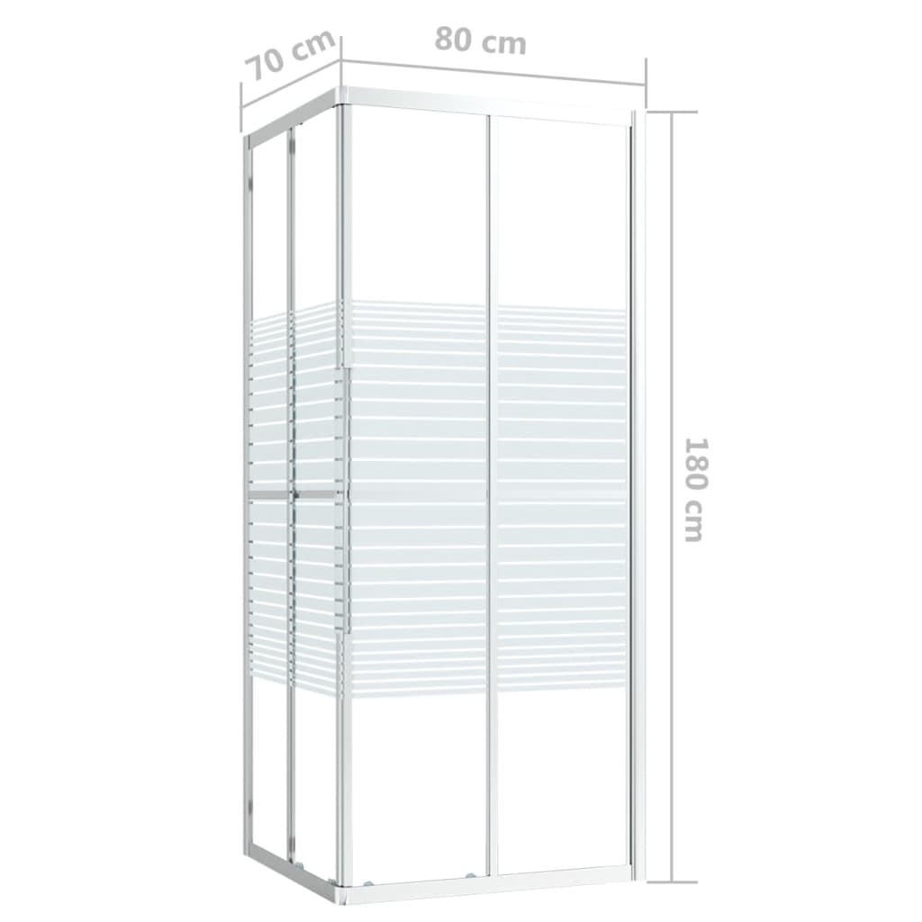 Suihkukaappi ESG 80x70x180 cm - Sisustajankoti.fi