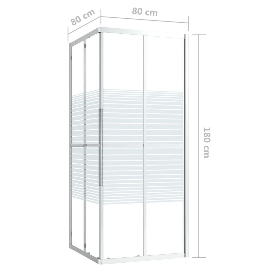 Suihkukaappi ESG 80x80x180 cm - Sisustajankoti.fi