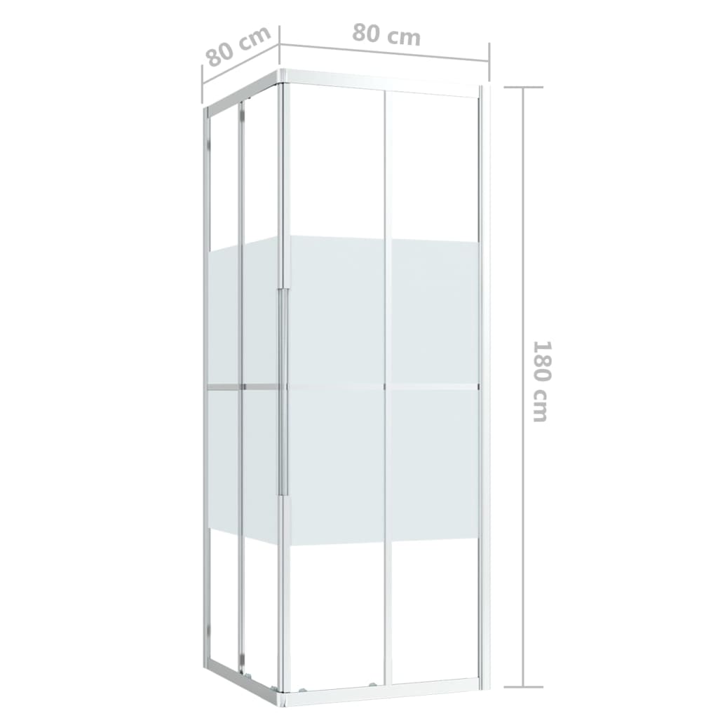 Suihkukaappi ESG 80x80x180 cm - Sisustajankoti.fi