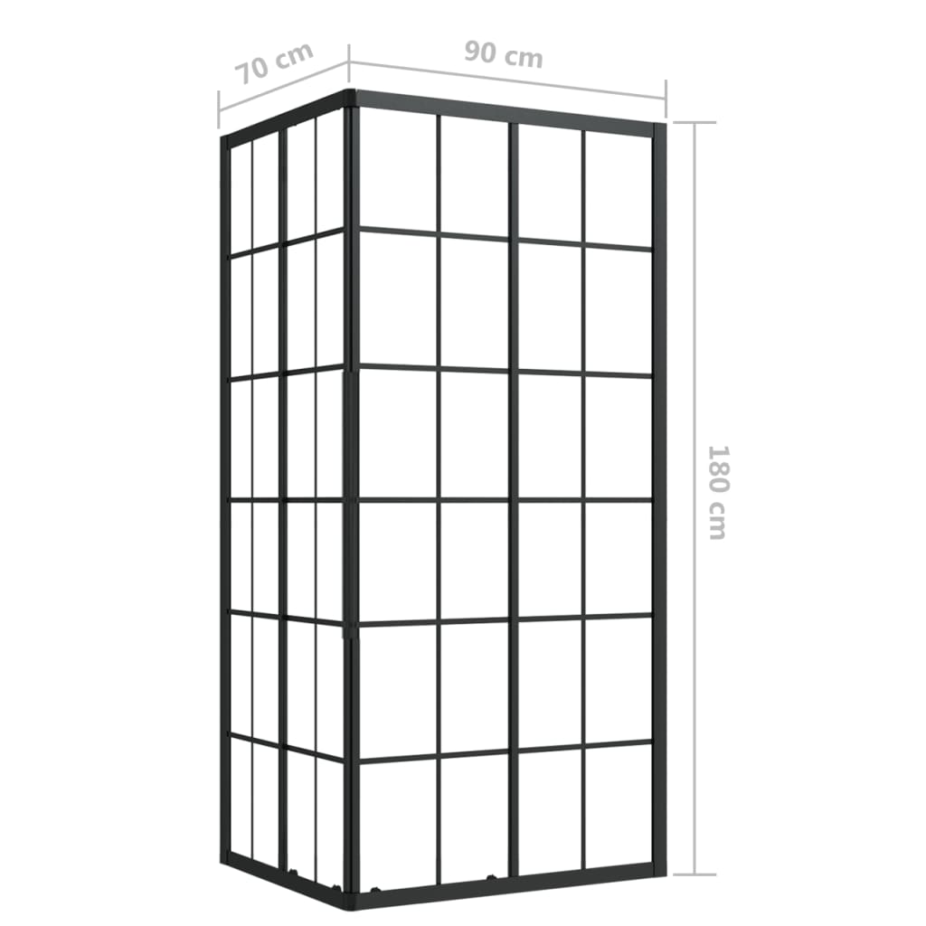 Suihkukaappi ESG 90x70x180 cm - Sisustajankoti.fi