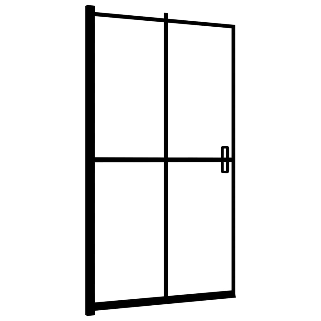 Taittuva suihkuseinä ESG 120x140 cm musta - Sisustajankoti.fi