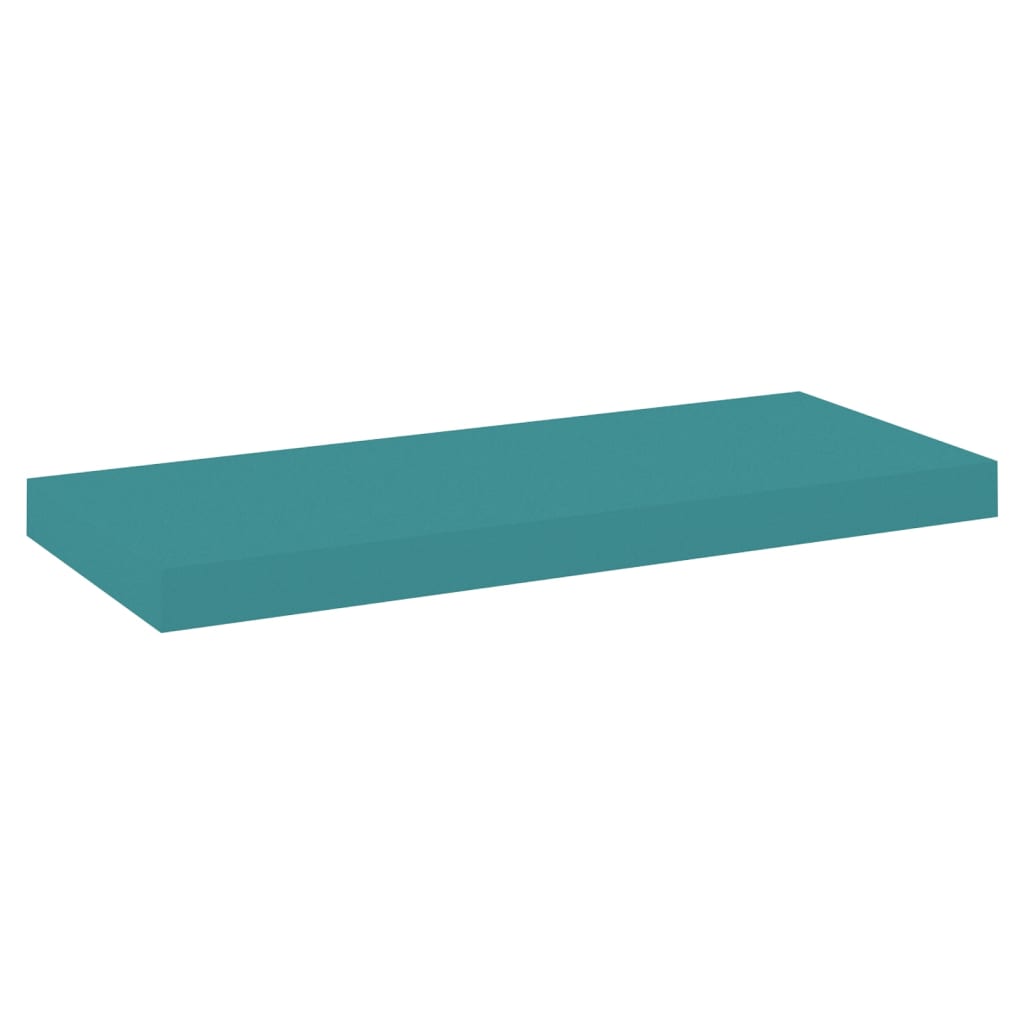Kelluvat seinähyllyt 2 kpl sininen 60x23,5x3,8 cm MDF - Sisustajankoti.fi
