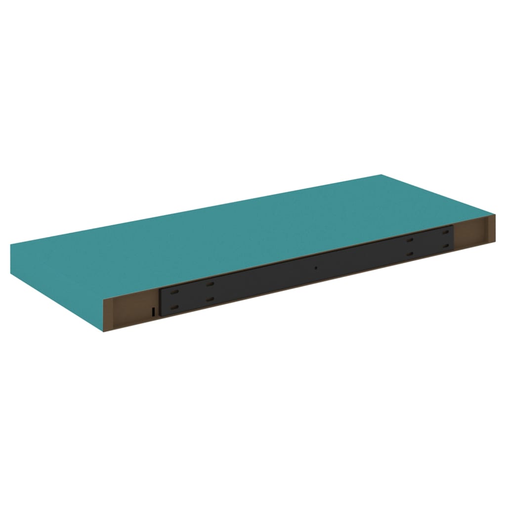 Kelluvat seinähyllyt 2 kpl sininen 60x23,5x3,8 cm MDF - Sisustajankoti.fi