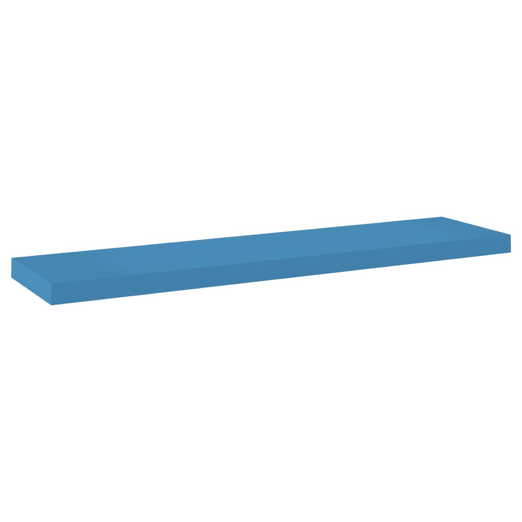 Kelluvat seinähyllyt 4 kpl sininen 90x23,5x3,8 cm MDF - Sisustajankoti.fi