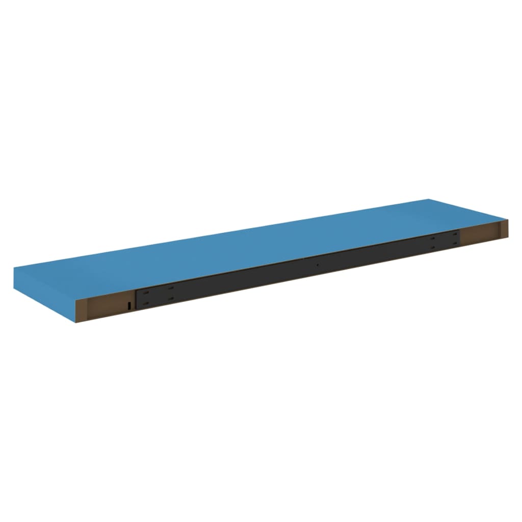 Kelluvat seinähyllyt 4 kpl sininen 90x23,5x3,8 cm MDF - Sisustajankoti.fi